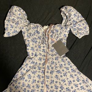 Brand new House of CB “Tallulah” white floral midi dress